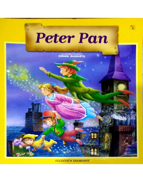 PETER PAN CUENTO COLECCION DIAMANTE -EDICIONES SALDAÑA-