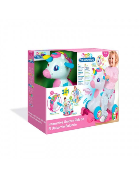 UNICORNIO BALANCIN INTERACTIVO 617647. CLEMENTONI.