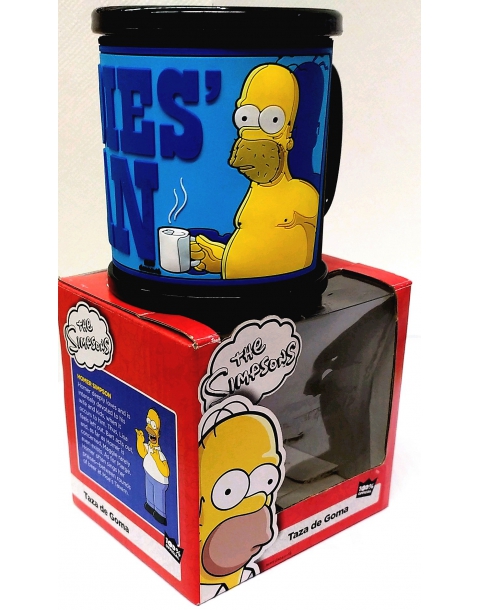 TAZA DE GOMA THE SIMPSONS, HOMER SIMPSON LADIES MAN. MG-01 SP