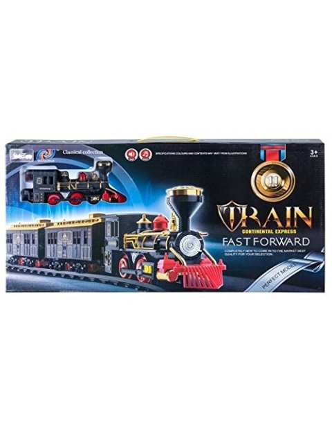 TREN LOCOMOTORA CON VIAS Y CON LUZ Y SONIDO 48163