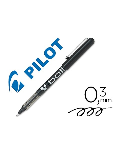 ROTULADOR PILOT 0.5MM V BALL NEGRO