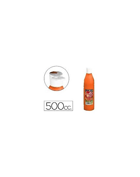 TEMPERA LIQUIDA DE 500CC. COLOR NARANJA. JOVI