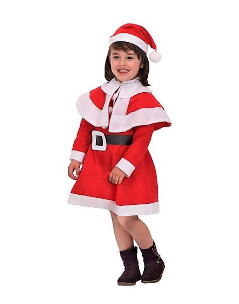 DISFRAZ DE TRAJE DE MAMA NOEL. TALLA DE 5 A 6 AÑOS. ATOSA.