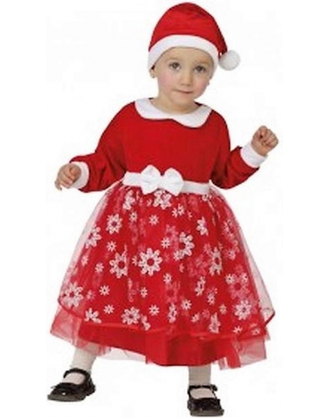 DISFRAZ DE TRAJE DE MAMA NOEL. TALLA DE 12 A 24 MESES. 32218 ATOSA.