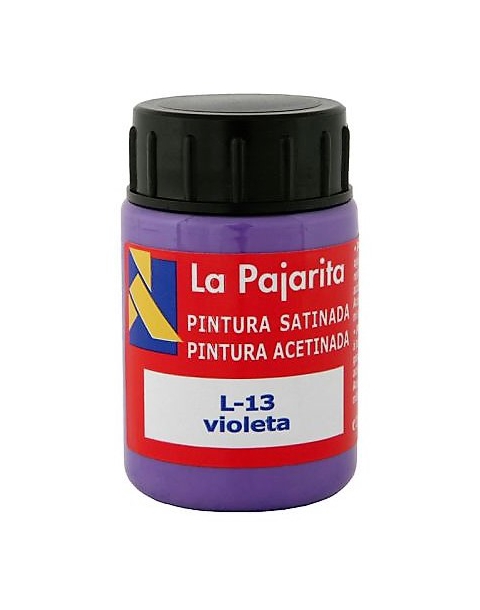 PINTURA BASE DE LATEX COLOR VIOLETA. BOTE DE 35ML LA PAJARITA.