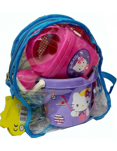 Set cubo playa mochila Hello Kitty