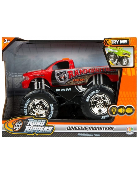 VEHICULO WHEELIE MONSTERS RAMMUNITION. 33540 TOY STATE