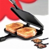 GRILL SANDWICHERA DOBLE CON PLACAS DE ALUMINIO FUNDIDO CON ANTIADHERENTE.