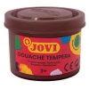 TEMPERA EN TARRO COLOR MARRON DE 35ML 12 JOVI