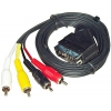 CABLE PARA AUDIO DE 1.5M CON EUROCONECTOR MACHO PASA A 4 RCA MACHOS. EDC 2-0610.