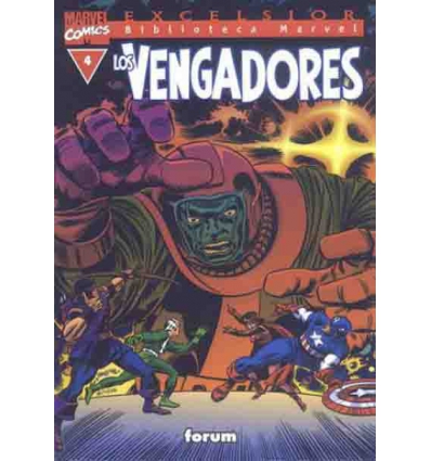 BIBLIOTECA MARVEL 4 LOS VENGADORES -FORUM- EXCELSIOR