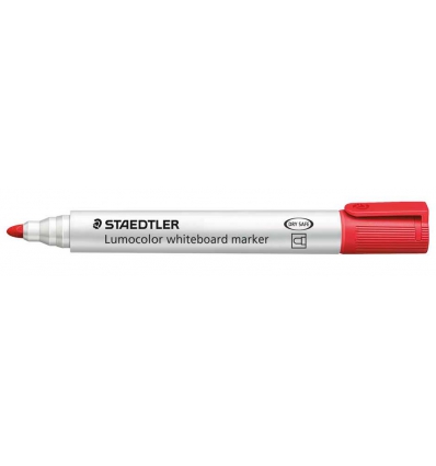 ROTULADOR PARA PIZARRA COLOR ROJO CON TINTA ANTISECADO DE STAEDTLER 951-9. CON TINTA ANTISECADO