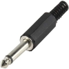 CONECTOR CLAVIJA DE AUDIO MACHO JACK DE 6.5 MONO. GILMA 730651