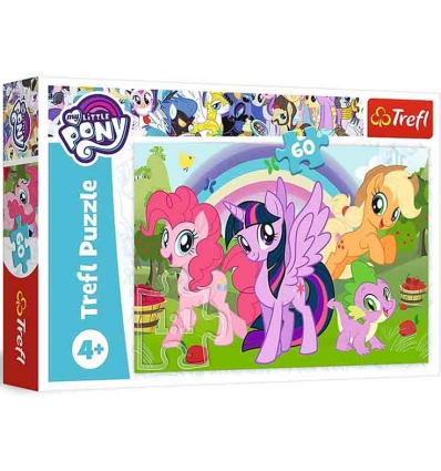 PUZZLE DE 60 PIEZAS MY LITTLE PONY DE TREFL 17323