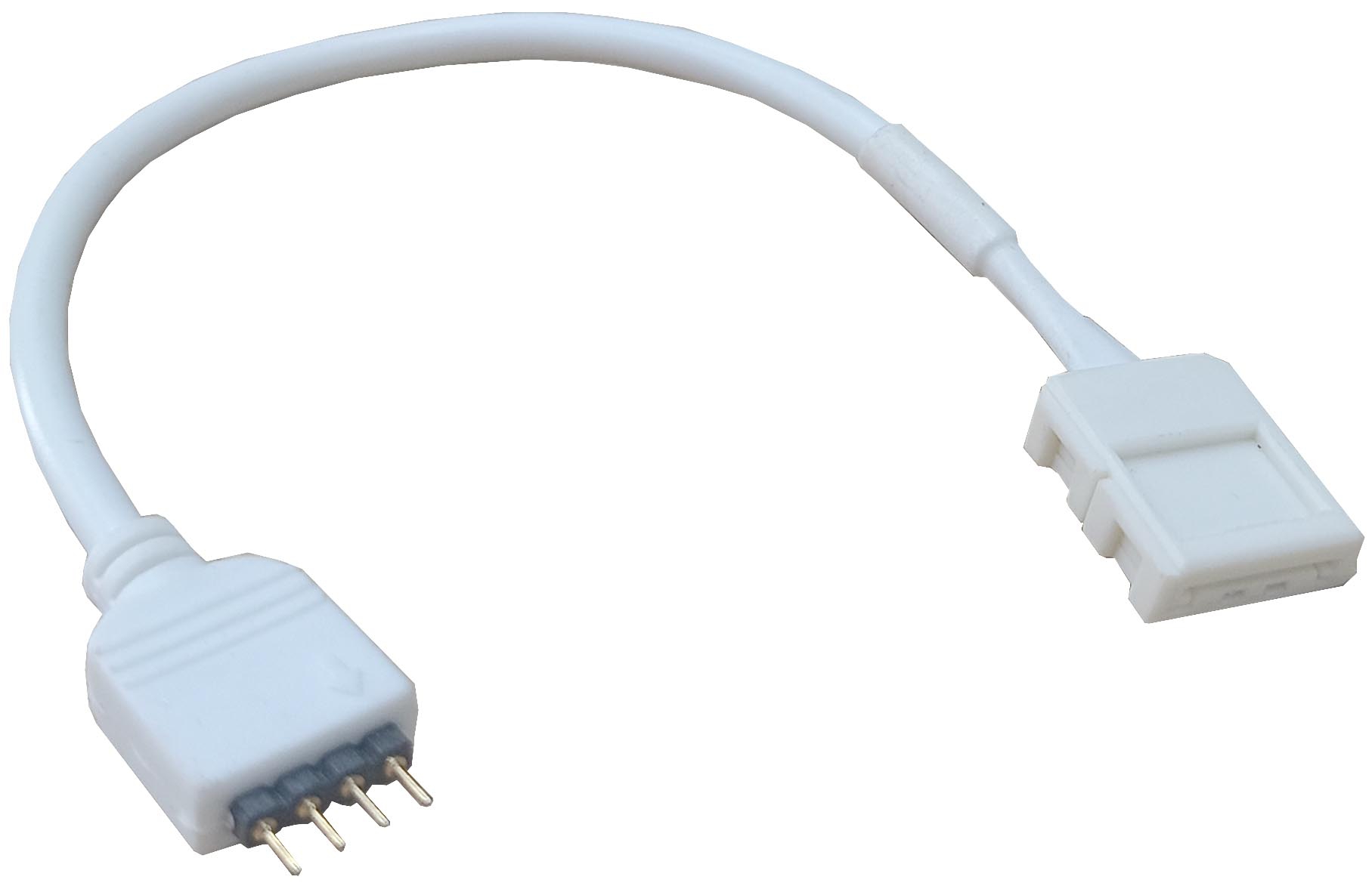 Cable conector para Tira LED 220V RGB. Macho y Hembra.