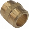 MACHON EMPALME DE 3/8" MACHO DE LATON ROSCADO EN DORADO