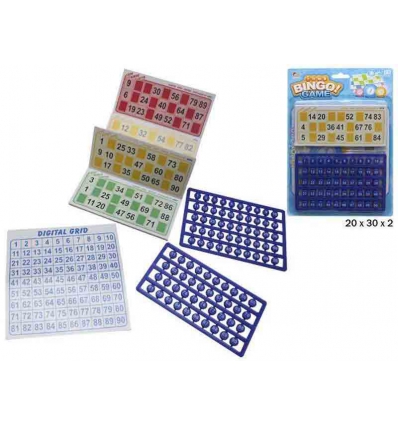 BINGO CON CARTONES 22384 TULL QIHAN TOYS