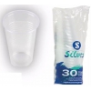 VASOS DE PLASTICO REUTILIZABLE TRANSPARENTE DE 220ML EN PAQUETES DE 30 UNIDADES