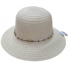 SOMBRERO PAMELA IMITACION A PAJA DE SRA. CON DECORACION DE CONCHAS TALLA UNICA DE MARKET SUPREM A9454