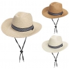 SOMBRERO IMITACION PAJA DE CABALLERO CON CINTA Y CORDON AJUSTABLE TALLA UNICA DE MARKET SUPREM A9453