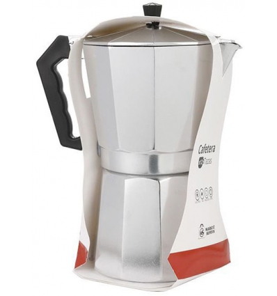 CAFETERA DE ALUMINIO DE 12 TAZAS DE MARKET SUPREM A8942