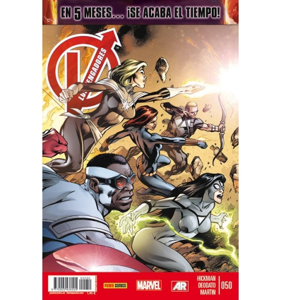 LOS VENGADORES VOL 4 Nº 050 DE 164 LA EDAD HEROICA. EN 5 MESES... SE ACABA EL TIEMPO DE PANINI MARVEL