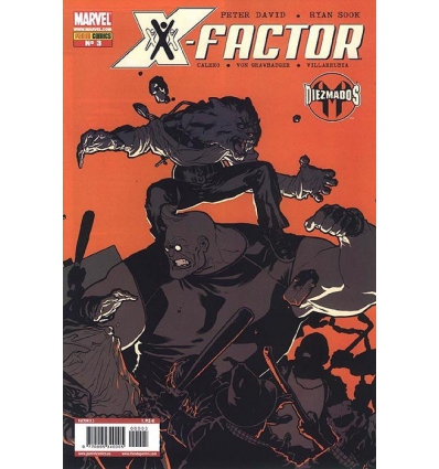 X-FACTOR VOL 1 Nº 03 DE X-FACTOR DIEZMADOS DE PANINI MARVEL