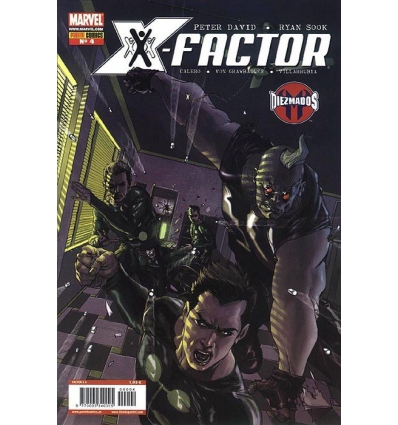 X-FACTOR VOL 1 Nº 04 DE 53 X-FACTOR DIEZMADOS DE PANINI MARVEL