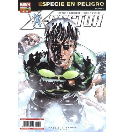 X-FACTOR VOL 1 Nº 21 DE 53 ESPECIE EN PELIGRO 15 DE PANINI MARVEL