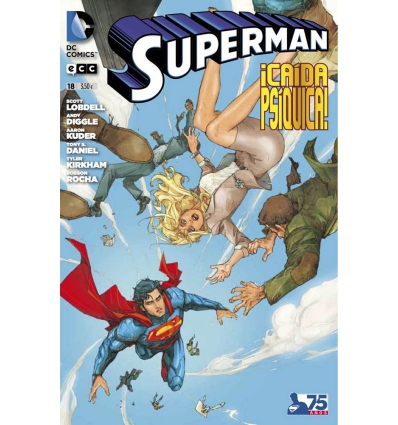 SUPERMAN Nº 18 DE 132 ¡CAIDA PSIQUICA! DE DC COMICS DE ECC