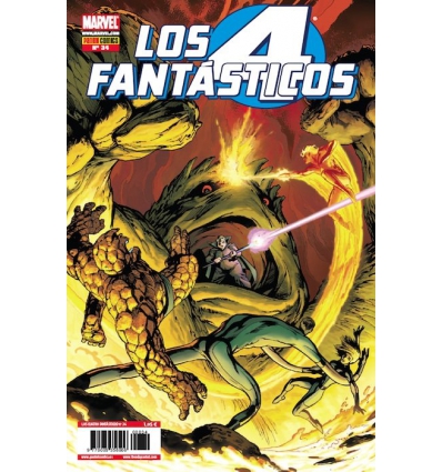 LOS 4 FANTASTICOS VOL 7 Nº 34 DE 166 DE PANINI MARVEL