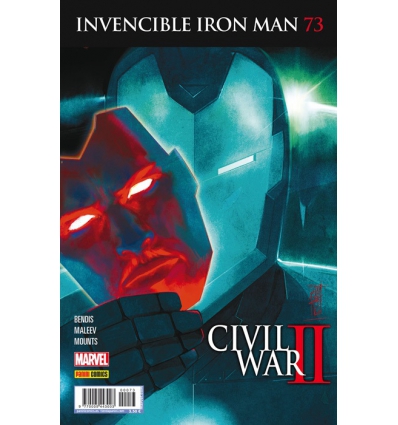 IRON MAN VOL 2 Nº 73 DE 159 INVENCIBLE IRON MAN EL INVENCIBLE CIVIL WAR II DE PANINI MARVEL