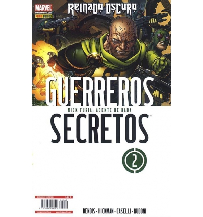 GUERREROS SECRETOS Nº 2 DE 28 NICK FURIA: AGENTE DE NADA REINADO OSCURO DE PANINI MARVEL