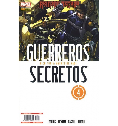 GUERREROS SECRETOS Nº 4 DE 28 NICK FURIA: AGENTE DE NADA REINADO OSCURO DE PANINI MARVEL