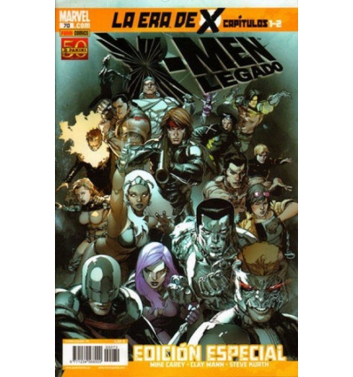 X-MEN LEGADO VOL 3 Nº 70 DE 87 EDICION ESPECIAL LA ERA DE X CAPITULOS 1 Y 2 DE PANINI MARVEL