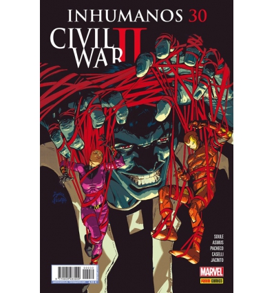 INHUMANOS Nº 30 DE 50 CIVIL WAR II DE PANINI MARVEL