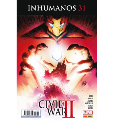 INHUMANOS Nº 31 DE 50 CIVIL WAR II DE PANINI MARVEL