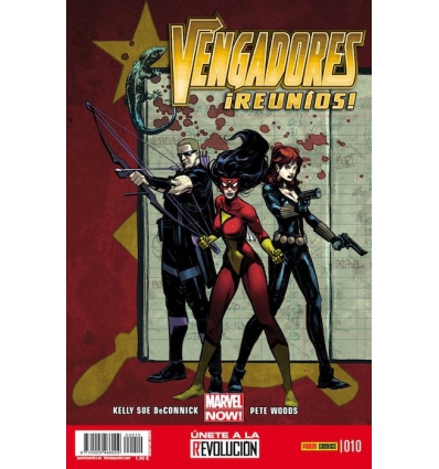 VENGADORES ¡REUNIOS! VOL 1 Nº 10 DE 22 UNETE A LA REVOLUCION PANINI MARVEL NOW