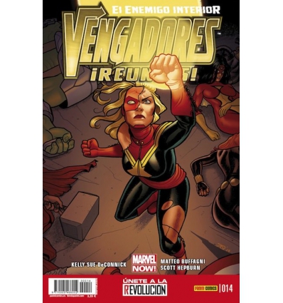 VENGADORES ¡REUNIOS! VOL 1 Nº 14 DE 22 UNETE A LA REVOLUCION PANINI MARVEL NOW