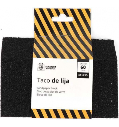 TACO LIJA GRANO 60 GRUESO MEDIDAS 12.5X8.5X2.5CM DE MARKET SUPREM A1458