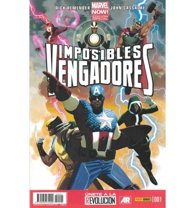 IMPOSIBLES VENGADORES Nº 1 EDICION ESPECIAL UNETE A LA REVOLUCION DE PANINI MARVEL NOW