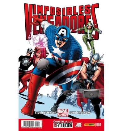 IMPOSIBLES VENGADORES Nº 4 DE 66 UNETE A LA REVOLUCION DE PANINI MARVEL NOW