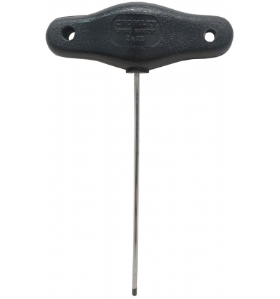 LLAVE DE ALLEN DE 2X100 DE COMO-VANADIO CON MANGO DE CROMLEY.