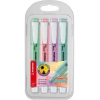 ROTULADOR STABILO SWING COOL FLUORESCENTE PASTEL EN ESTUCHE DE 4 UNIDADES STABILO 275/4-08.