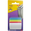 BANDERITAS SEPARADORAS RIGIDAS POS-IT DE 50,8X38,1MM. Y 24 UNIDADES DE 4 COLORES DE 3M 686A-1 EU.