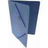 CARPETA DE CARTON AZUL SENCILLA TAMAÑO 4º A5 CON GOMA DE LIDERPAPEL 15796 1122 LI-SE.