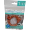 CABLE DE CARGA PARA MOVIL Y TABLET COMPATIBLE CON USB Y TIPO C Y CON 1M. DE CABLE.