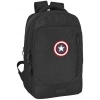 MOCHILA PORTATIL NEGRA DE CAPITAN AMERICA NEGRA DE SAFTA 61261894.