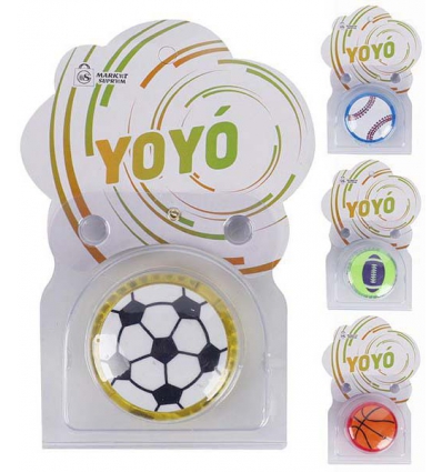 YOYO CON DISEÑO DE PELOTAS SURTIDAS DE MARKET SUPREM A1630.