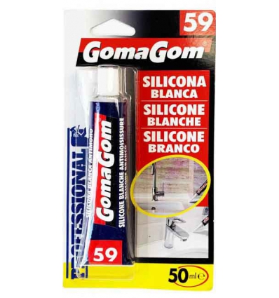 SILICONA BLANCA DE 50ML PROFESIONAL DE GOMAGOM 59.q